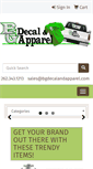 Mobile Screenshot of bgdecalandapparel.com